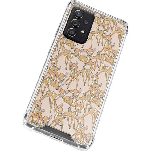 Disney Bambi Character Pattern Galaxy A72 5G Clear Case
